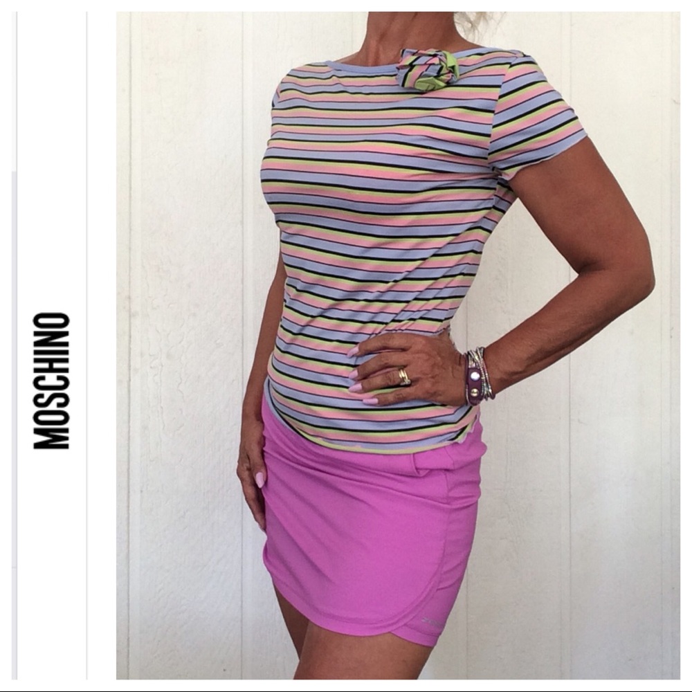 MOSCHINO FLIRTY STRIPED SMALL SHIRT